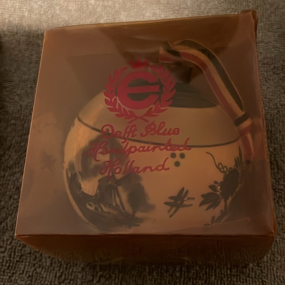 Delft ornament blue and white ornament from Holland ceramic mint condition - Picture 12 of 14